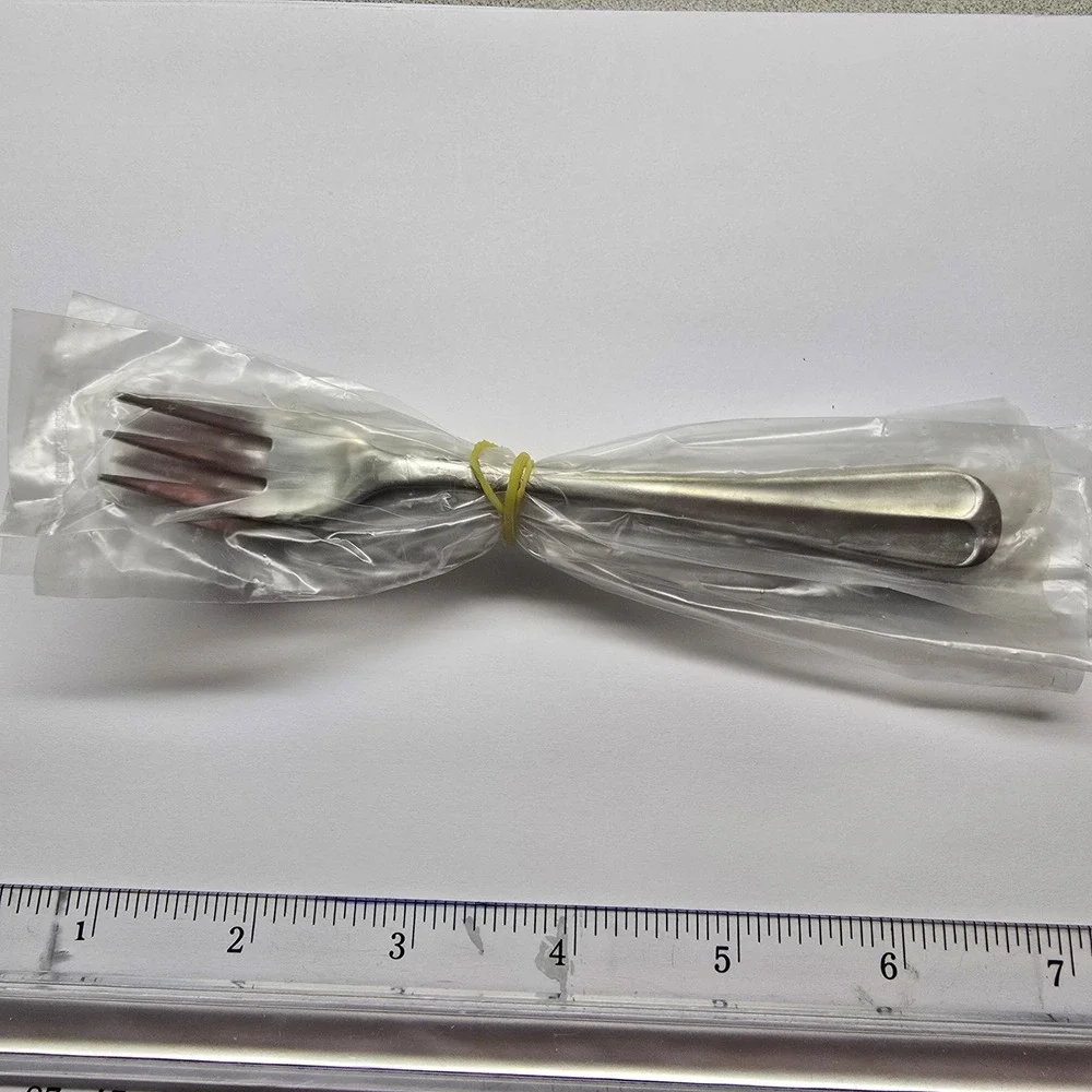 Leonard Silver Stainless Cocktail Appetizer Forks Set‎ of 5 Silver Vintage Korea
